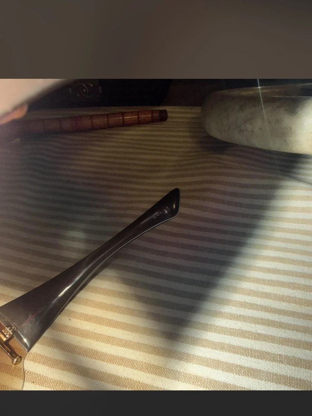 Gucci Brown Gradient Shield Sunglasses